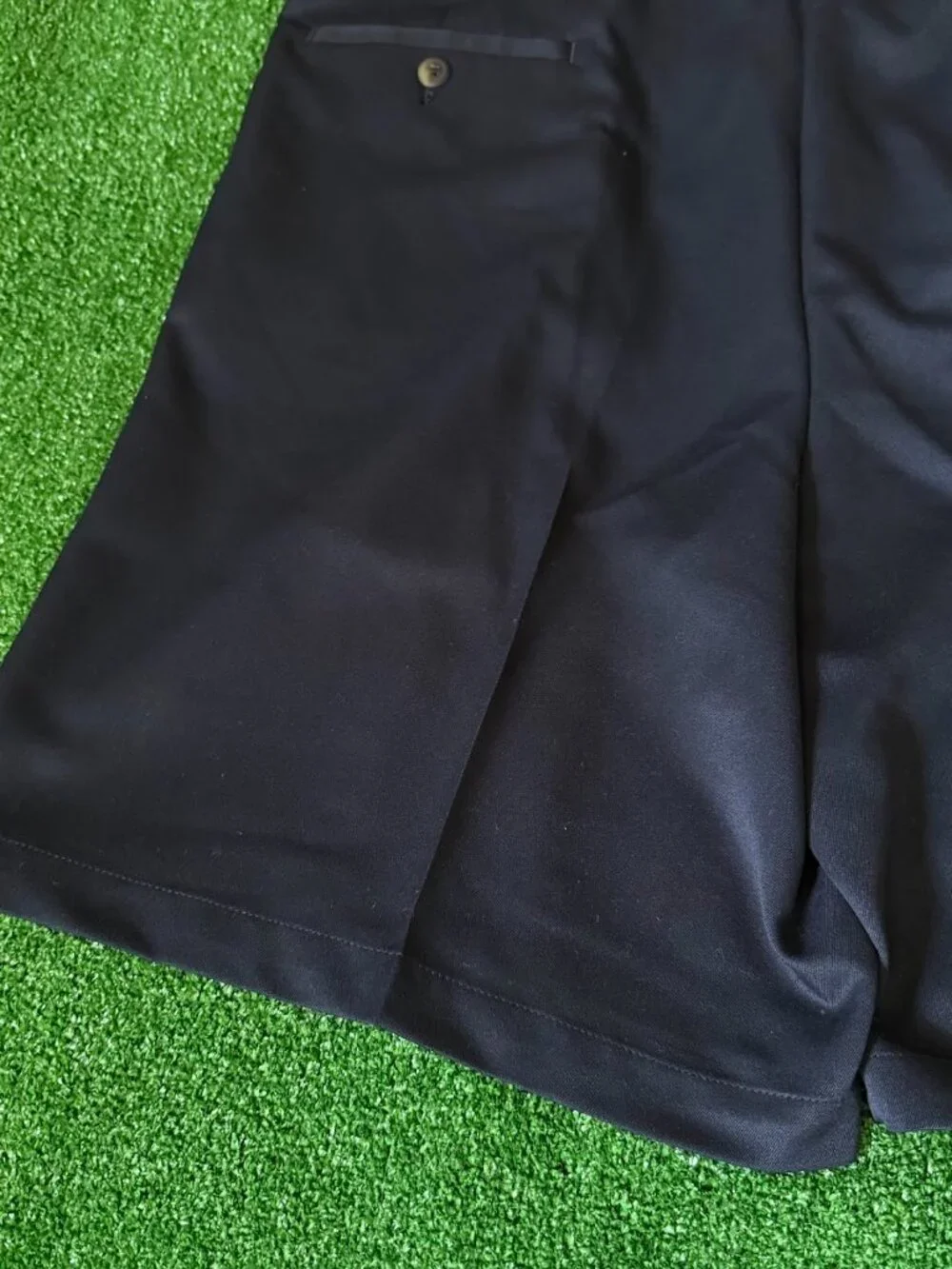 Haggar Cool 18 Performance Golf Shorts Men's Size 40 Navy Classic Pleated NWT